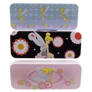  Disney Princess Tinkerbell tin pencil case bag box 00943 