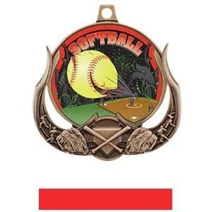  Custom Hasty Awards Softball Ultimate 3 D Medals M 727O 