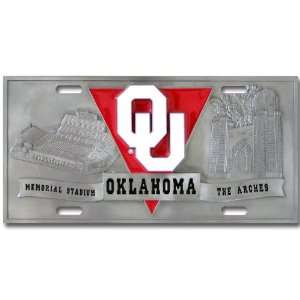  Oklahoma Sooners College Collectors Plate Automotive