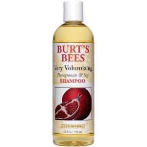 Burts Bees Very Volumizing Shampoo, Pomegranate & Soy 12oz (Pack of 4 