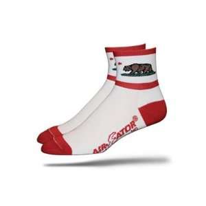 DeFeet AirEator California Cycling/Running Socks  Sports 