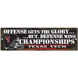   Tech Red Raiders 16x17 Home Sweet Home Wood Sign