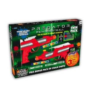 Tech Group Predator Paintblaster Twin Pack with Bonus 3 WipeOut Chalk 