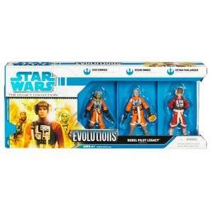 Star Wars Evolutions Rebel Pilot Legacy Series 2 Toys 