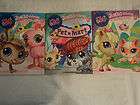 Lot of 3 New Littlest Pet Shop (LPS) Jumbo Coloring and Activty Books