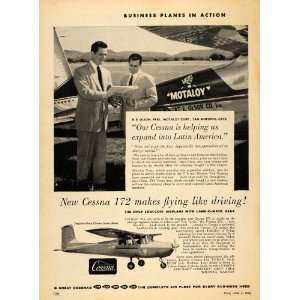  1956 Ad Cessna Airplane 172 Aircraft Company Wichita 
