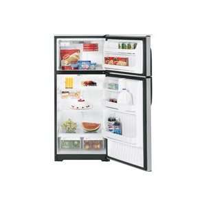    GE GTK17JBXBS CleanSteel Top Freezer Refrigerator: Appliances