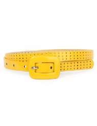 Inch Wide Patent Skinny Leather Belt