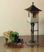 3047 Micron Art HO Crossing Watchmans tower, Brass Kit  