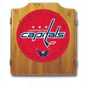   Washington Capitals Dart Cabinet includes Darts and Boar Electronics