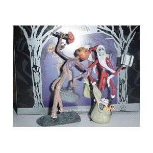   Christmas Pumpkin King & Santa Jack Mini Figurine Set Toys & Games