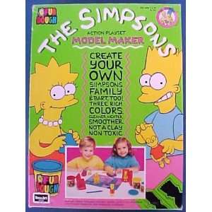    Simpsons Action Playset Model Maker Fun Dough Kit: Toys & Games