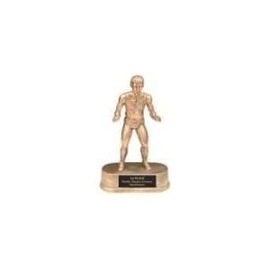  Gold Wrestler Figure Trophy Award: Sports & Outdoors