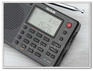 PL 380 DIGITAL DSP AM FM SHORTWAVE TECSUN PL380 RADIO  
