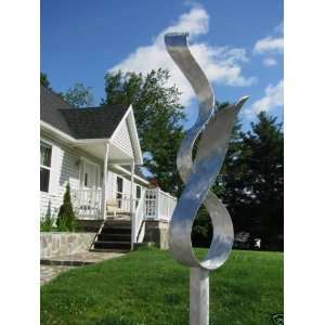  Original Metal Yard Sculpture by Alex Kovacs: Home 