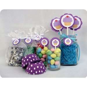  NEW Be My Cupcake Party Kit (Purple) Toys & Games