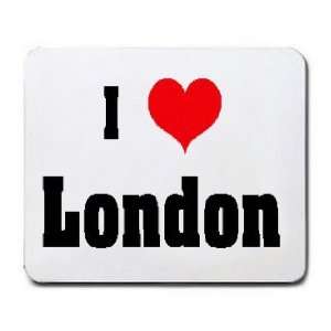  I Love/Heart London Mousepad