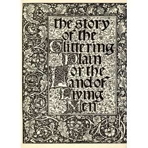   Land Of Living Men Or The Acre Of The Undying: William Morris: Books