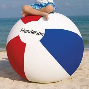  Giant Personalized Beach Ball   Frontgate Sports 