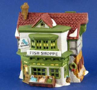 Dept 56 Dickens Village The Mermaid Fish Shoppe 59269  