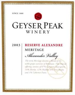   all geyser peak winery wine from sonoma county bordeaux red blends