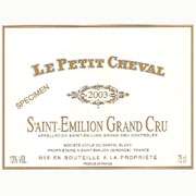Chateau Cheval Blanc Le Petit Cheval 2003 