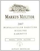 Markus Molitor Bernkasteler Badstube Riesling Kabinett 2007 
