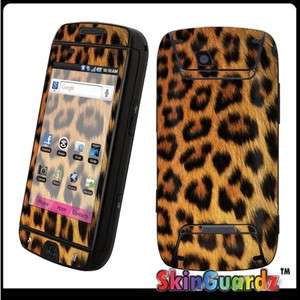 Yellow Cheeta Vinyl Case Decal Skin Samsung SideKick 4G  