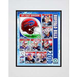 Photo File Buffalo Bills 2010 Afc East Division Matted Photo:  