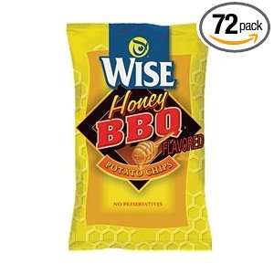 Wise Honey BBQ Potato Chip, .75 Oz Bags (Pack of 72)  