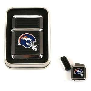  Denver Broncos NFL Flip Top Butane Lighter in Tin Box 