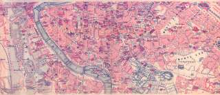 Booklet ROME. Street index.City plans. Vintage 1909  