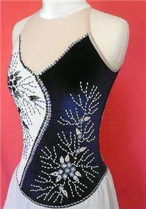 KIM Competition Ice Skating Dress Dance Adult X Small  