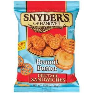 Snyders of Hanover Pretzel Sandwiches Peanut Butter   8 Pack  