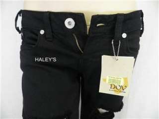 NEW DOV BY DENIM OF VIRTUE BLACK TAPERED JEANS 25,26,28  