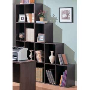    Glass Office Cube Bookcase by Coaster Furniture