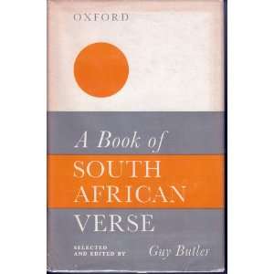  Book of South African Verse (9780196370699) Butler Books