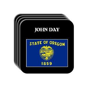 US State Flag   JOHN DAY, Oregon (OR) Set of 4 Mini Mousepad Coasters