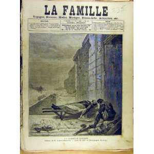   1885 Beaumetz Battle Field War Soldiers French Print