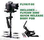 flycam 3000 quick release+body pod fr sony canon & etc.