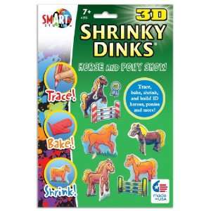  3 D Shrinky Dinks Horse and Pony Toys & Games