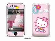   skin for apple iphone 3g package included 1 x hello kitty sticker skin