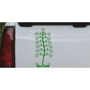 Flower Stalk Flowers And Vines Car Window Wall Laptop Decal Sticker 
