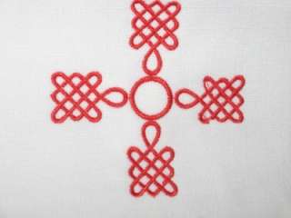 Deacon Stole w/ Knotted Celtic Cross Embroidery  