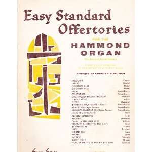   Standard Offertories for the Hammond Organ Chester Nordman Books