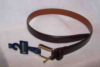 NEW Mens Brown Leather Belt * Size 32 * 36 * 44  