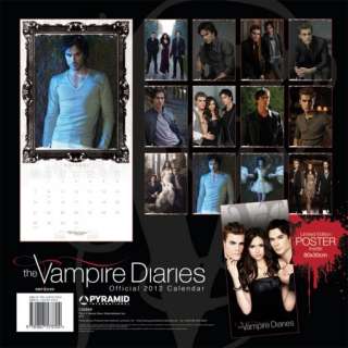 VAMPIRE DIARIES official 2012 Calendar   Free Poster  
