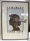 INTERNATIONAL FEMINIST BOOK FAIR POSTER. FEMINISM. OSLO