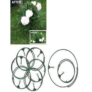  EXPANDABLE SHRUB SUPPORT RINGS   SET OF 6: Home & Kitchen
