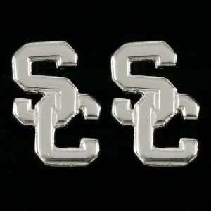 Dayna U USC Trojans Sterling Silver Post Earrings  Sports 